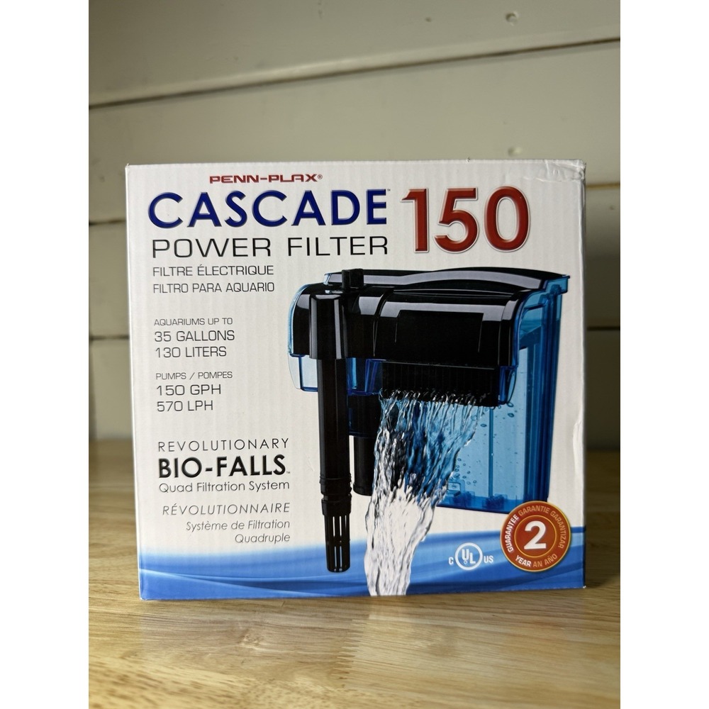 Penn Plax Cascade Aquarium Power Filters 150